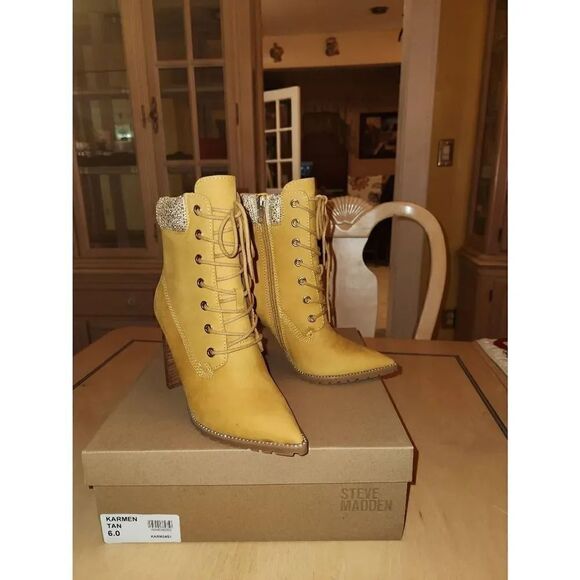 Steve Madden pointed toe boots women's size 6 - Picture 1 of 5